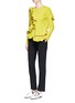 Figure View - Click To Enlarge - CÉDRIC CHARLIER - Cascading ruffle sweater