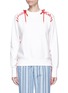 Main View - Click To Enlarge - 72951 - Lace-up cotton fleece unisex sweatshirt
