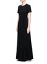 Front View - Click To Enlarge - CO - Flounce hem crepe maxi dress