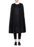 Main View - Click To Enlarge - CO - Oversized buckle virgin wool cape