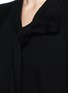 Detail View - Click To Enlarge - CO - Tie neck dolman sleeve knit top