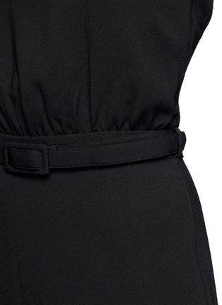 Detail View - Click To Enlarge - CO - Draped one-shoulder crepe jumpsuit