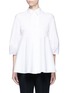 Main View - Click To Enlarge - CO - Bishop sleeve cotton poplin shirt
