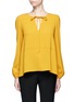 Main View - Click To Enlarge - CO - Keyhole front crepe blouse