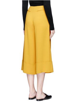 Back View - Click To Enlarge - CO - Crepe cropped wide leg pants