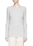 Main View - Click To Enlarge - ADEAM - Cutout elbow rib knit sweater