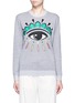 Main View - Click To Enlarge - KENZO - Eye embroidered wool blend sweater