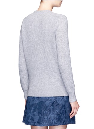 Back View - Click To Enlarge - KENZO - 'Tanami Flower' embellished wool knit sweater