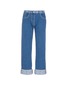 Main View - Click To Enlarge - KENZO - Logo print waist boyfriend jeans