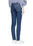 Back View - Click To Enlarge - KENZO - Logo print waist skinny jeans