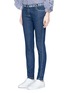 Front View - Click To Enlarge - KENZO - Logo print waist skinny jeans