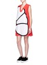 Figure View - Click To Enlarge - KENZO - 'Origami Flower' print shift dress