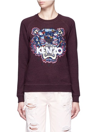 Main View - Click To Enlarge - KENZO - 'Tiger' embroidered sweatshirt