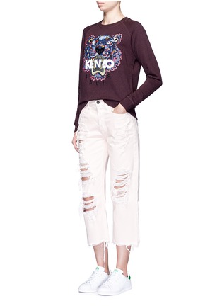 Figure View - Click To Enlarge - KENZO - 'Tiger' embroidered sweatshirt