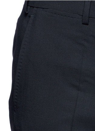 Detail View - Click To Enlarge - ARMANI COLLEZIONI - Slim fit wool pants