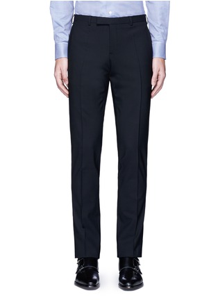 Main View - Click To Enlarge - ARMANI COLLEZIONI - Slim fit wool pants