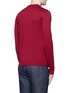 Back View - Click To Enlarge - ARMANI COLLEZIONI - V-neck wool sweater