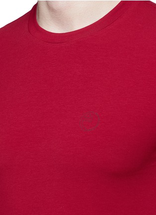 Detail View - Click To Enlarge - ARMANI COLLEZIONI - Slim fit cotton T-shirt
