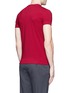 Back View - Click To Enlarge - ARMANI COLLEZIONI - Slim fit cotton T-shirt