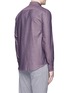 Back View - Click To Enlarge - ARMANI COLLEZIONI - Slim fit cotton shirt