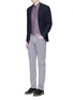 Figure View - Click To Enlarge - ARMANI COLLEZIONI - Slim fit cotton shirt