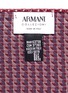 Detail View - Click To Enlarge - ARMANI COLLEZIONI - Diamond jacquard silk pocket square