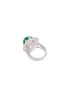 Figure View - Click To Enlarge - LC COLLECTION JADE - Diamond jade 18k gold ring