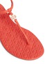 Detail View - Click To Enlarge - TORY BURCH - 'Marion' quilted leather T-strap sandals
