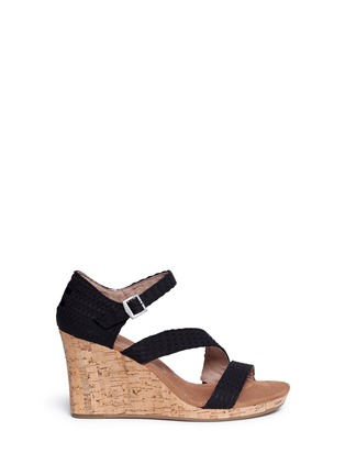 Main View - Click To Enlarge - 90294 - 'Clarissa' cork wedge sandals