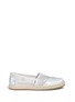 Main View - Click To Enlarge - 90294 - Classic metallic leather mesh espadrille slip-ons