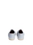 Back View - Click To Enlarge - 90294 - 'Palmera' dot stitch chambray slip-on sneakers