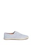 Main View - Click To Enlarge - 90294 - 'Palmera' dot stitch chambray slip-on sneakers