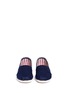 Front View - Click To Enlarge - 90294 - Classic flag print canvas slip-ons
