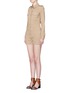 Front View - Click To Enlarge - FRAME - 'Citadel' cotton twill military rompers