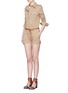 Figure View - Click To Enlarge - FRAME - 'Citadel' cotton twill military rompers