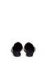 Back View - Click To Enlarge - SANAYI 313 - 'Riccio' petal appliqué canvas slippers