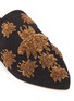 Detail View - Click To Enlarge - SANAYI 313 - 'Ragno' metallic floral embroidery canvas slippers