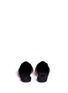 Back View - Click To Enlarge - SANAYI 313 - 'Disco' chevron stripe metallic raffia slippers