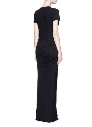 Back View - Click To Enlarge - JAMES PERSE - High gauge cotton T-shirt maxi dress