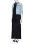 Figure View - Click To Enlarge - JAMES PERSE - Web jersey maxi dress