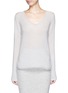 Main View - Click To Enlarge - JAMES PERSE - Roll edge scoop neck cashmere sweater