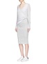 Figure View - Click To Enlarge - JAMES PERSE - Roll edge scoop neck cashmere sweater