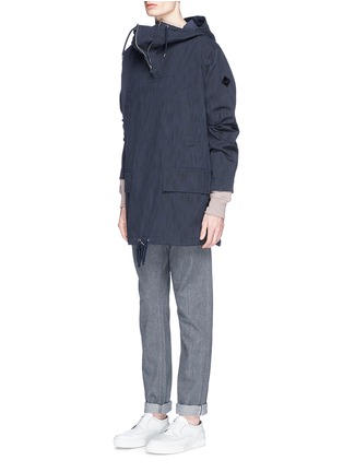 Figure View - Click To Enlarge - PS PAUL SMITH - Water resistant cotton blend twill pullover parka