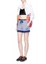 Figure View - Click To Enlarge - ADIDAS BY STELLA MCCARTNEY - ClimaChill® stretch shorts