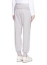 Back View - Click To Enlarge - ADIDAS BY STELLA MCCARTNEY - 'ESS' elastic waist organic cotton blend sweatpants
