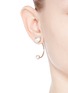 Figure View - Click To Enlarge - VALENTINO GARAVANI - 'Rockstud' hanging pearl single earring