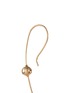 Detail View - Click To Enlarge - MIZUKI - 'Curved Wire' diamond 14k gold earring