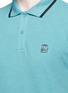 Detail View - Click To Enlarge - MC Q - Geometric logo cotton polo shirt