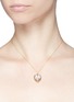Detail View - Click To Enlarge - LOQUET LONDON - 14k yellow gold rock crystal heart locket - Medium 18mm
