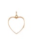 Main View - Click To Enlarge - LOQUET LONDON - 14K YELLOW GOLD ROCK CRYSTAL HEART LOCKET – LARGE 22MM